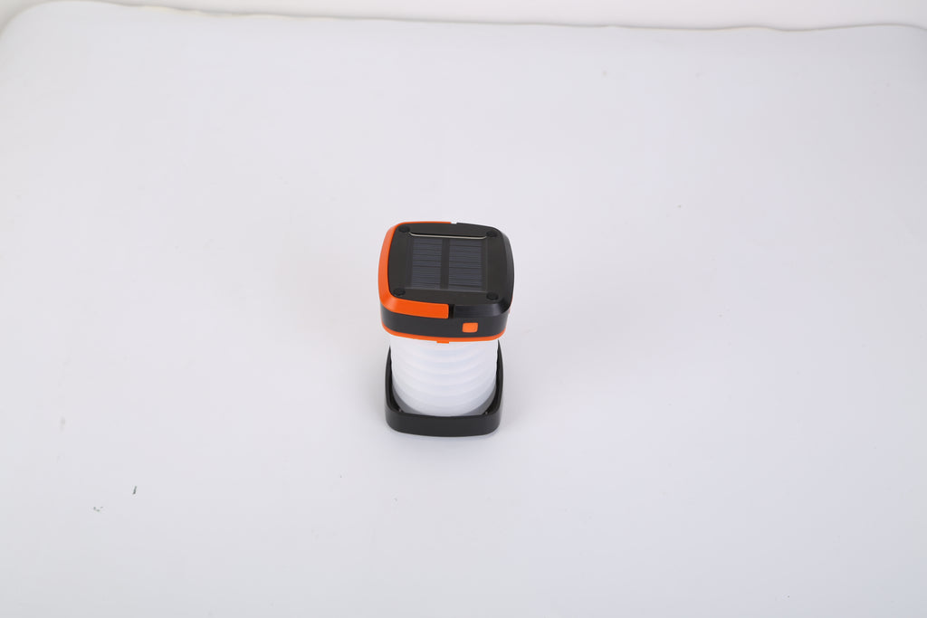 IP65 Solar Collapsible Camping Lantern | USB Rechargeable, 360° Light, 3 Modes & Emergency Power Bank, 131g