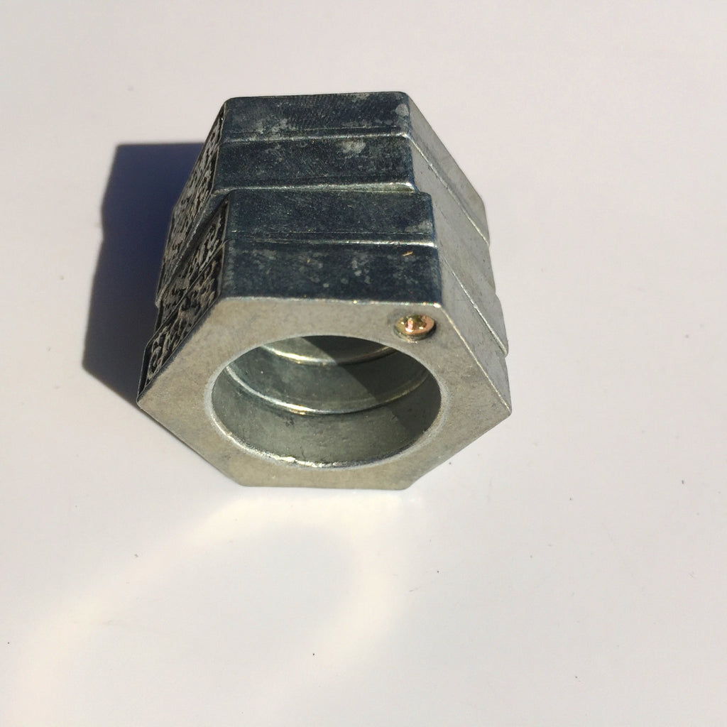 Self-Defense Hexagon Ring | Emergency Window Breaker, Finger Buckle EDC Tool in Ancient Silver, Bronze, Gold & Silver