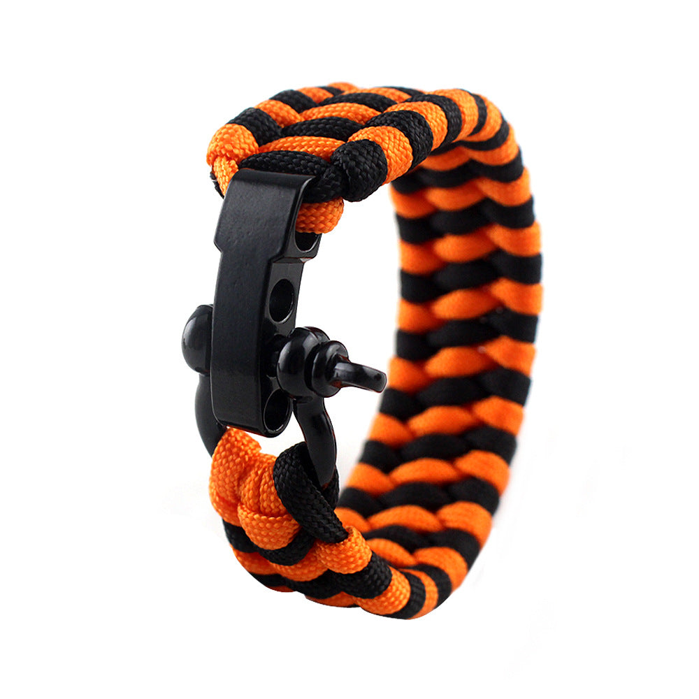 Field Emergency Survival Bracelet | Multi-Tool Paracord Wristband for Camping, Hiking & Emergency Preparedness