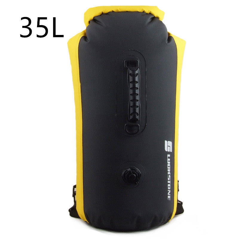 60L Waterproof Dry Bag Backpack | IPX7 Inflatable Roll-Top Pack for Rafting, Kayaking & Outdoor Adventures