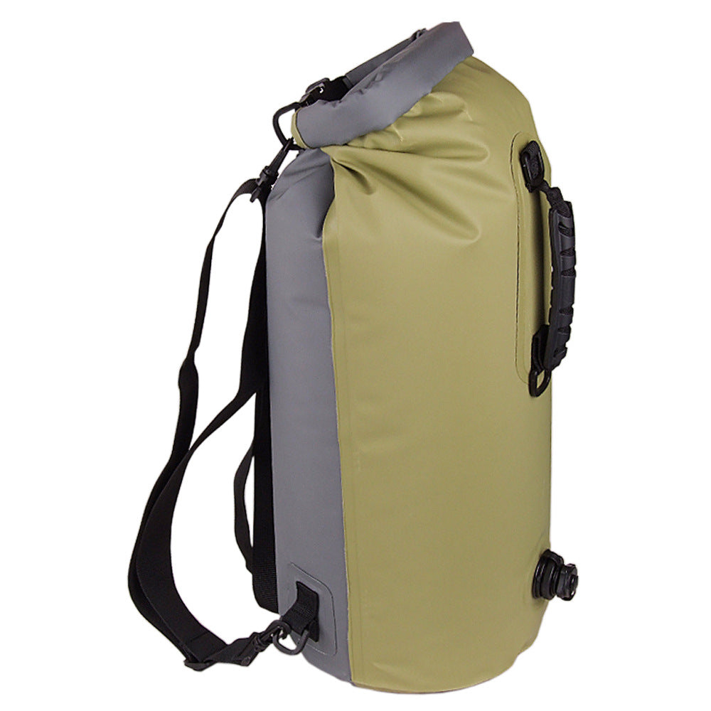 60L Waterproof Dry Bag Backpack | IPX7 Inflatable Roll-Top Pack for Rafting, Kayaking & Outdoor Adventures