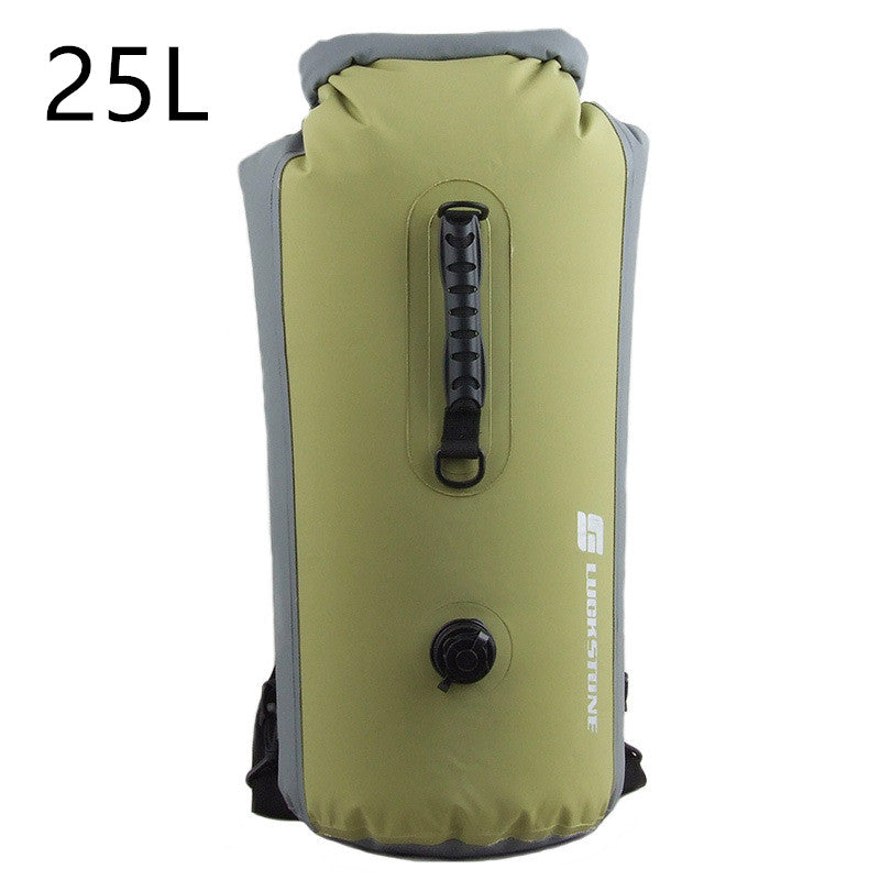 60L Waterproof Dry Bag Backpack | IPX7 Inflatable Roll-Top Pack for Rafting, Kayaking & Outdoor Adventures