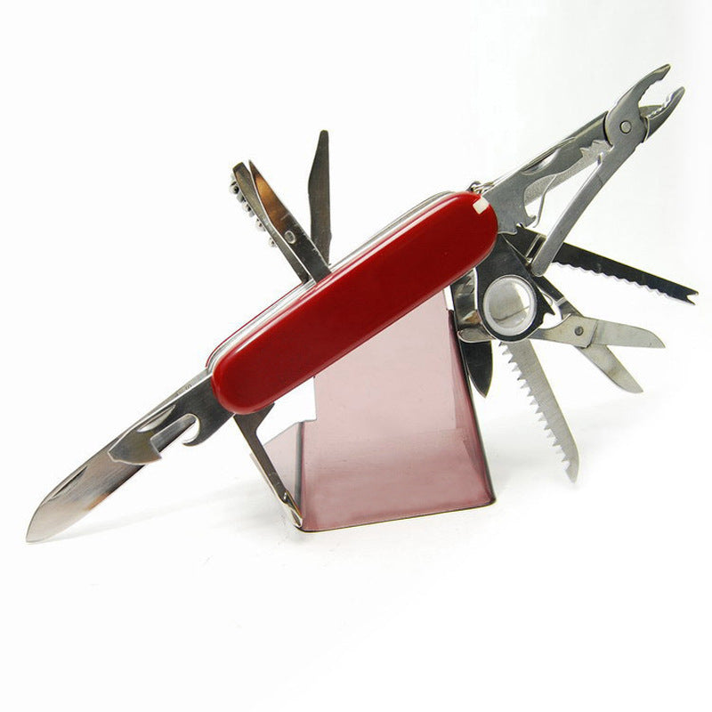 16-in-1 Stainless Steel Multi-Tool | Pocket Survival Tool for Camping, Hiking & Emergency Kits
