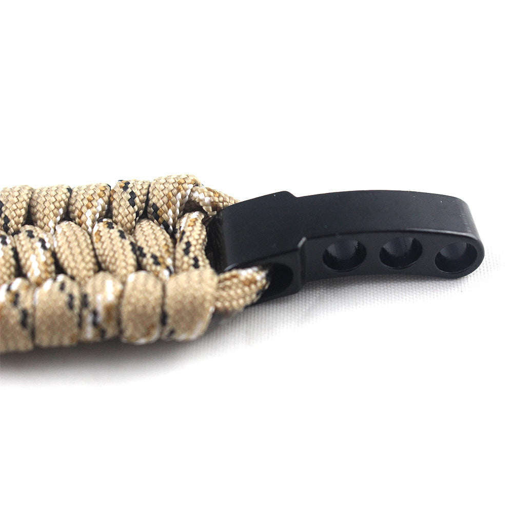 Field Emergency Survival Bracelet | Multi-Tool Paracord Wristband for Camping, Hiking & Emergency Preparedness