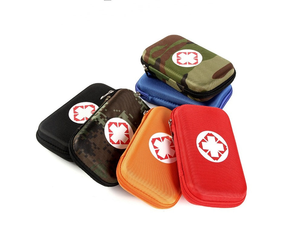 Portable EVA First Aid Organizer Bag | Compact 21×12×5cm Medicine & Emergency Supply Storage in 6 Colors