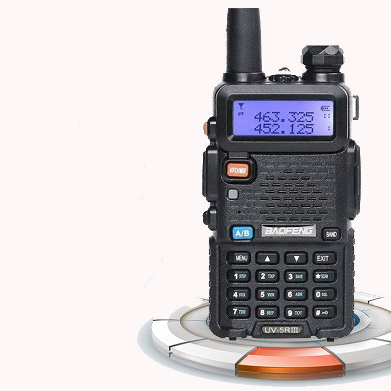 Baofeng UV-5R Tri-Band Walkie Talkie | 5W, 128 Channels, 10km Range, VHF/UHF/220MHz for Emergency & Ham Radio