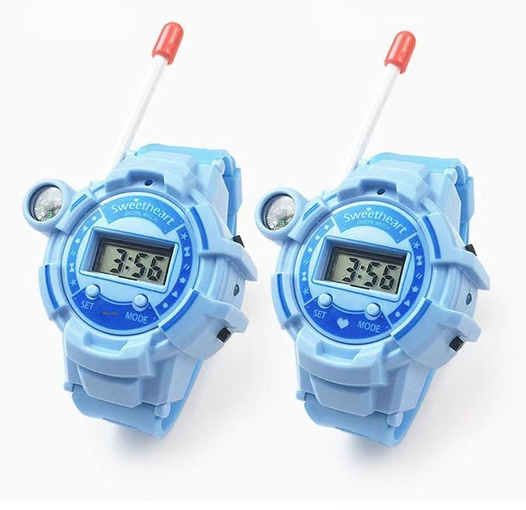 Kids Walkie-Talkie Watch Set | 2-Pack HD Wireless Communication Toy for Ages 4-6, USB Rechargeable