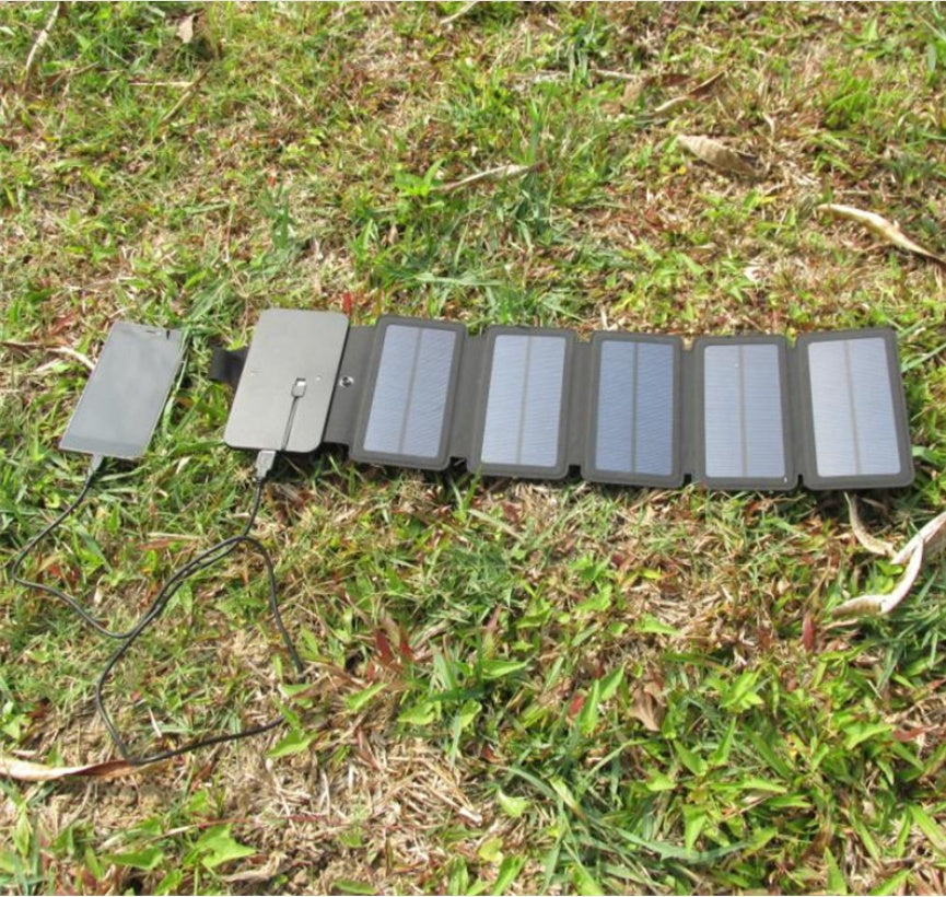 Foldable Solar Charger Panel | 15W or 20W Monocrystalline, Direct USB Charging for Camping, Hiking & Emergency Power