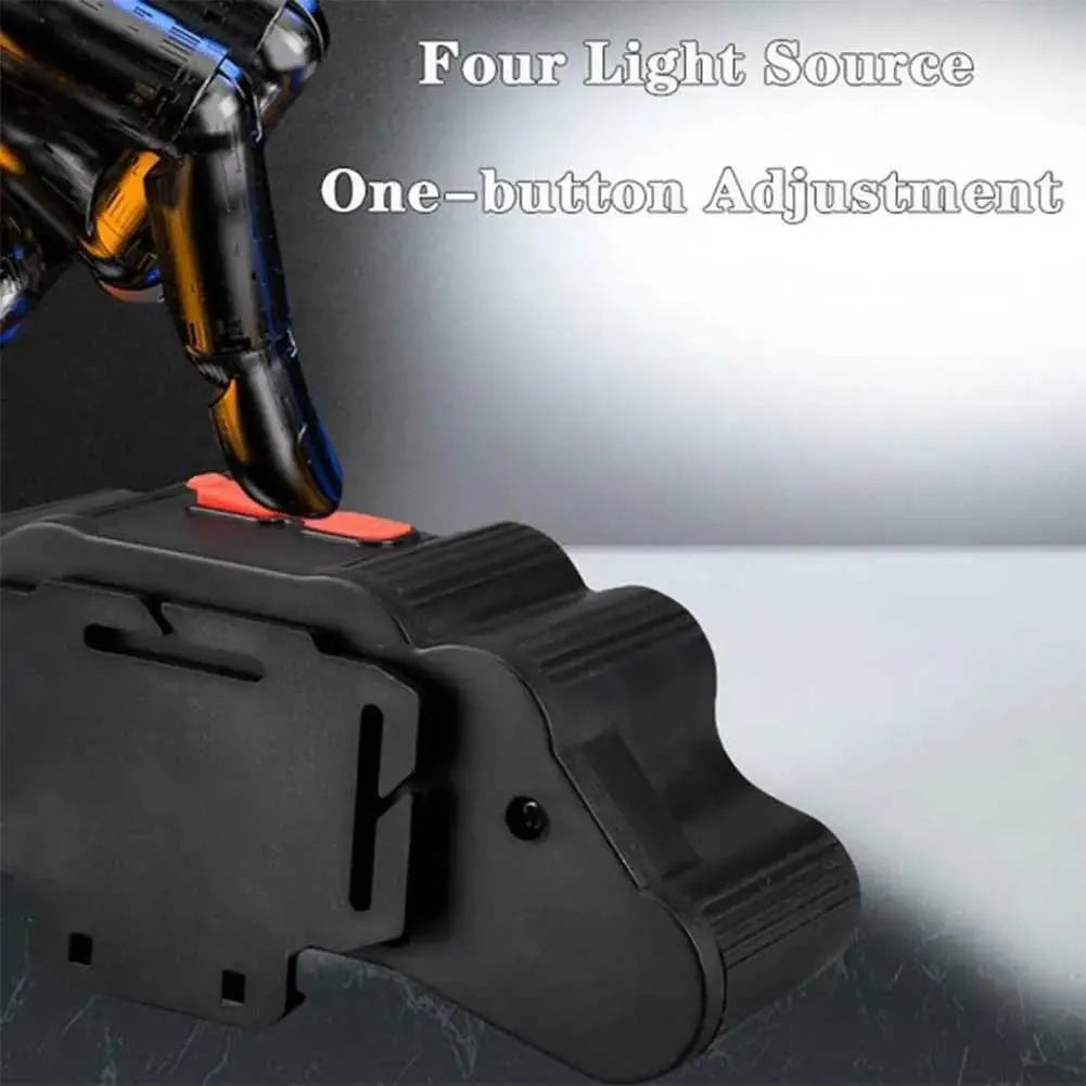 11-LED USB Rechargeable Headlamp | 6-Hour Runtime, 4 Modes, Built-in 18650 Battery for Camping & Fishing