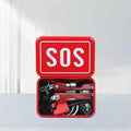 8-Item Emergency Survival Kit with Flint | Essential Home & Outdoor Survival Gear, Available in 1 or 2-Pack