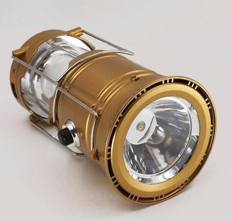 Collapsible Solar LED Camping Lantern | USB Rechargeable, 2 Modes, Waterproof & Shockproof for Camping & Emergencies