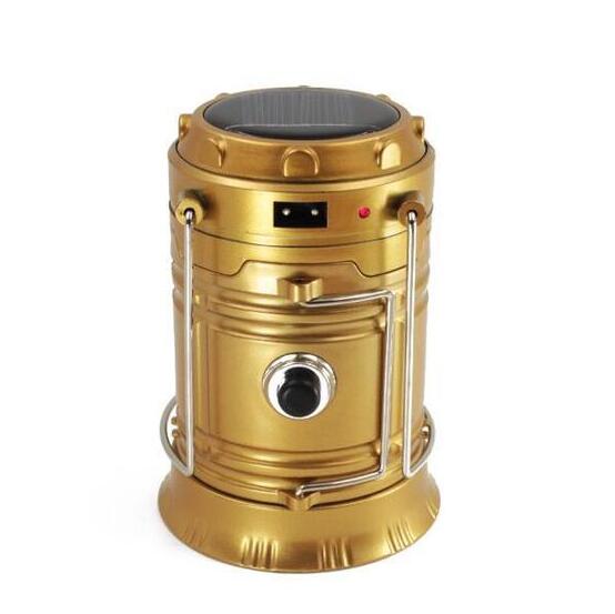 Collapsible Solar LED Camping Lantern | USB Rechargeable, 2 Modes, Waterproof & Shockproof for Camping & Emergencies