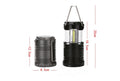 COB Portable Camping Tent Light | Battery-Powered Emergency Lantern for Camping, Home & Power Outages
