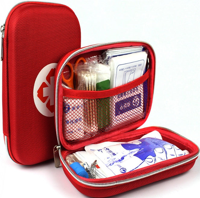 18-Piece Emergency Medical First Aid Kit | Survival Kit with Tourniquet, Emergency Blanket & First Aid Manual