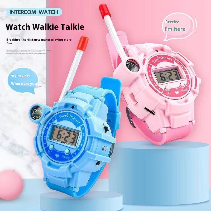 Kids Walkie-Talkie Watch Set | 2-Pack HD Wireless Communication Toy for Ages 4-6, USB Rechargeable