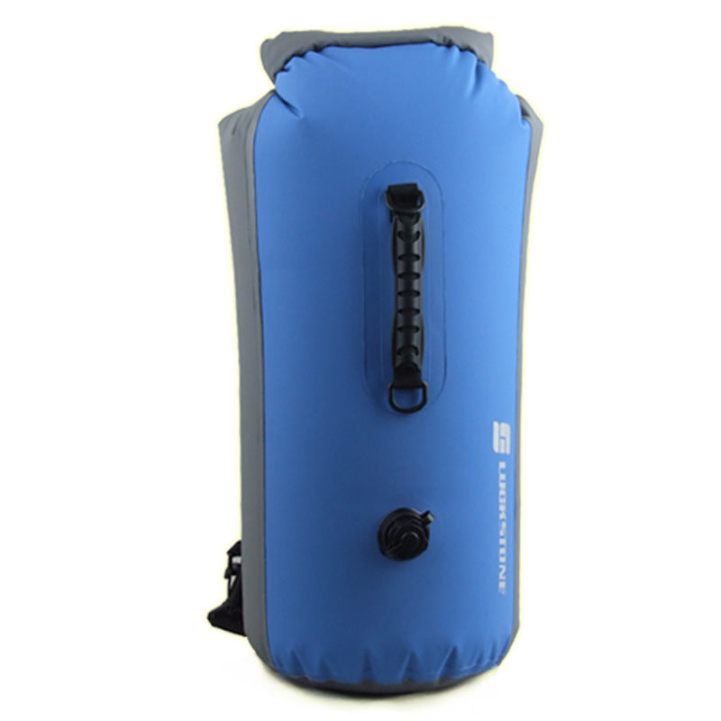 60L Waterproof Dry Bag Backpack | IPX7 Inflatable Roll-Top Pack for Rafting, Kayaking & Outdoor Adventures