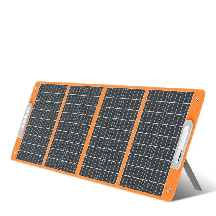 Flashfish 100W Portable Solar Panel | Foldable Solar Charger with USB, Type-C & 18V DC Output