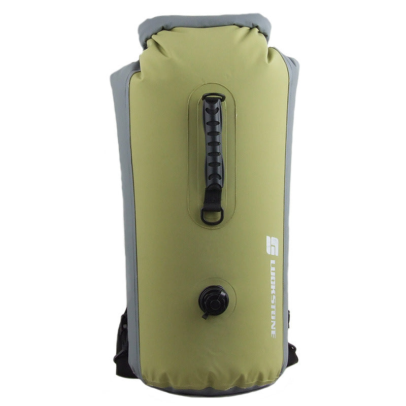 60L Waterproof Dry Bag Backpack | IPX7 Inflatable Roll-Top Pack for Rafting, Kayaking & Outdoor Adventures
