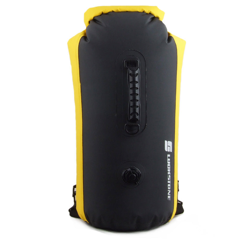 60L Waterproof Dry Bag Backpack | IPX7 Inflatable Roll-Top Pack for Rafting, Kayaking & Outdoor Adventures