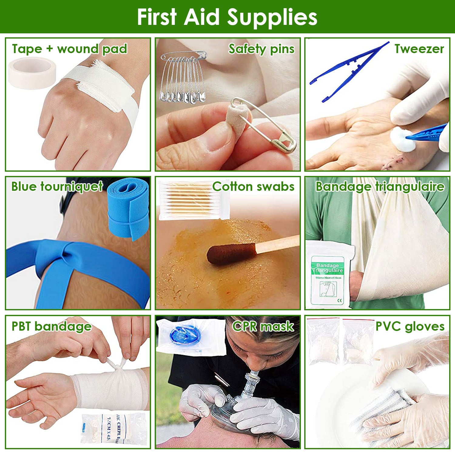 47-Piece Emergency Survival Kit | CPR Mask, Fishing Gear, Military Knife, Compass & First Aid in 600D Oxford Bag