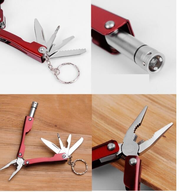 6-Piece SOS Emergency Tool Set | Portable Outdoor First Aid & Survival Kit, 9.5×6.5×3cm Compact Case