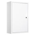 Lockable Steel Wall-Mount Medicine Cabinet | 3-Tier, Water-Resistant, 2 Keys, 11 lb Capacity for Bathroom & Emergency Storage