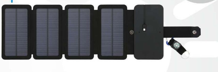 Foldable Solar Charger Panel | 15W or 20W Monocrystalline, Direct USB Charging for Camping, Hiking & Emergency Power