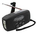 Compact Solar Hand Crank Emergency Radio with Flashlight | Multiband AM/FM, USB Charging, 2 Colors