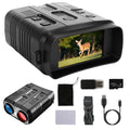 4K Night Vision Goggles | 10X Zoom, 2624ft Range, WiFi App Control, 3" Screen & 64G Card for Hunting & Security