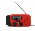 Disaster Prevention Emergency Radio | Solar & Hand Crank, FM/AM/NOAA Weather Band, USB Charging, Built-in Speaker