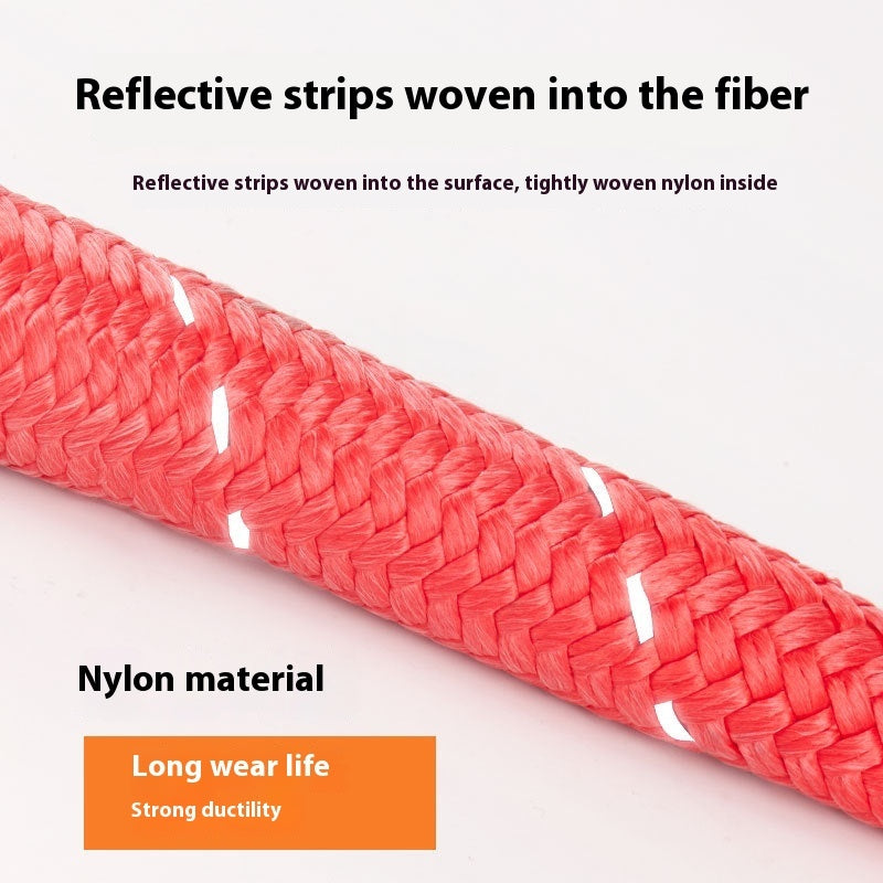 Elastic Emergency Tow & Recovery Rope with Soft Shackle | Nylon, 6M or 9M, 19mm–26mm for Vehicle Recovery & Rescue