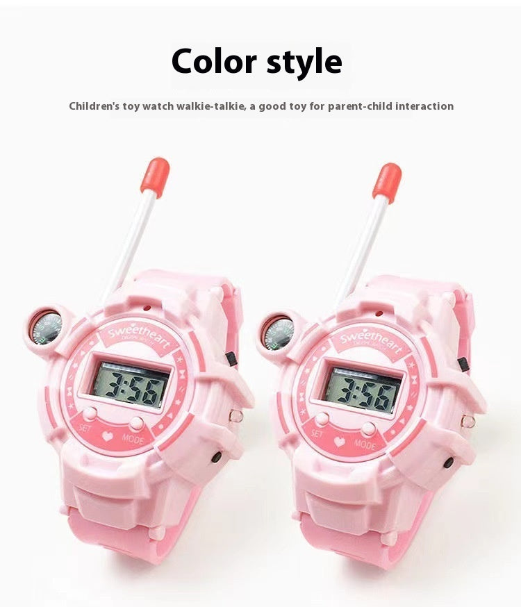 Kids Walkie-Talkie Watch Set | 2-Pack HD Wireless Communication Toy for Ages 4-6, USB Rechargeable
