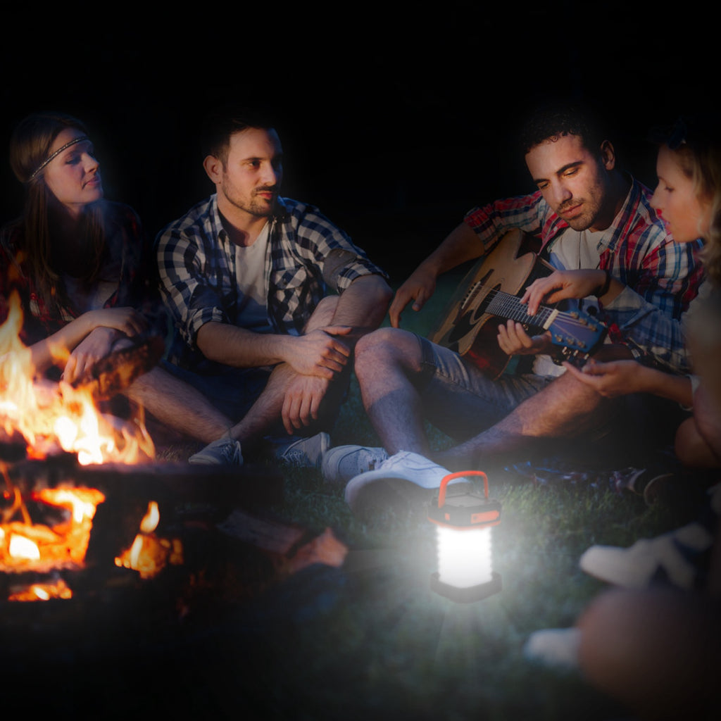 IP65 Solar Collapsible Camping Lantern | USB Rechargeable, 360° Light, 3 Modes & Emergency Power Bank, 131g