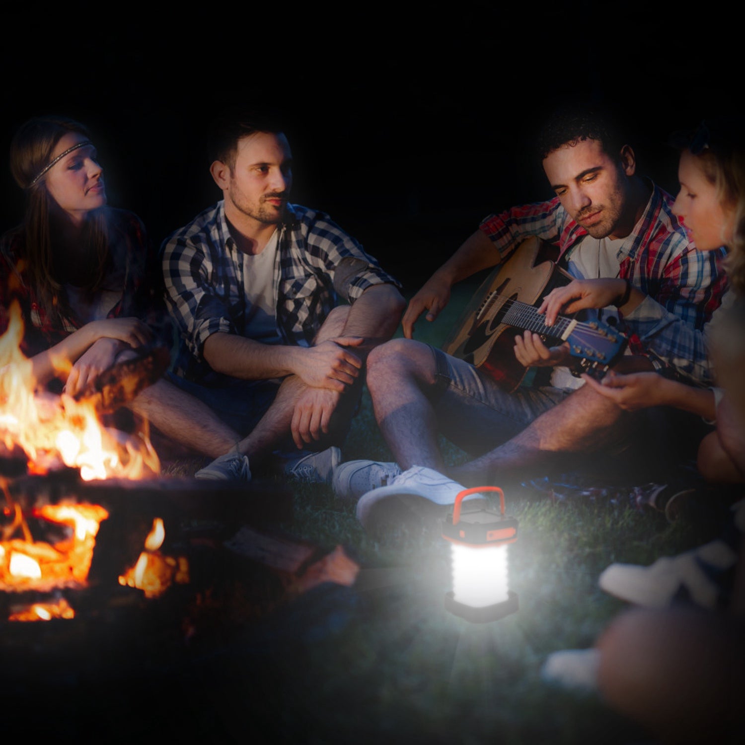 IP65 Solar Collapsible Camping Lantern | USB Rechargeable, 360° Light, 3 Modes & Emergency Power Bank, 131g