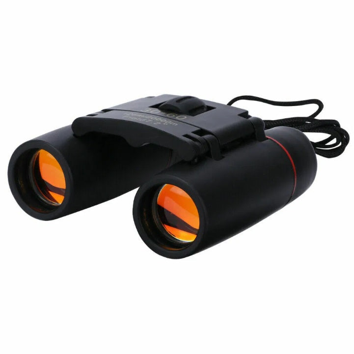 30x60 Compact Folding Binoculars | Lightweight 163g Telescope for Hiking, Hunting, Travel & Emergency Prep