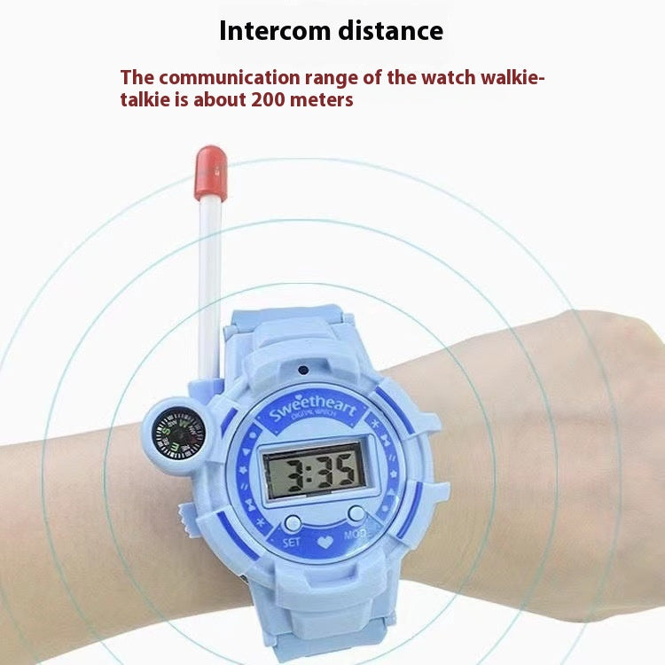 Kids Walkie-Talkie Watch Set | 2-Pack HD Wireless Communication Toy for Ages 4-6, USB Rechargeable
