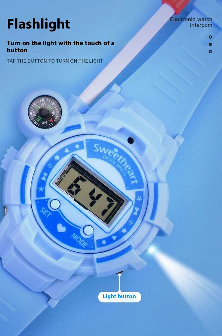 Kids Walkie-Talkie Watch Set | 2-Pack HD Wireless Communication Toy for Ages 4-6, USB Rechargeable